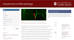 Desktop Screenshot of microbiology.uchicago.edu