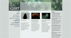 Desktop Screenshot of igert.uchicago.edu