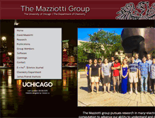 Tablet Screenshot of mazziotti.uchicago.edu