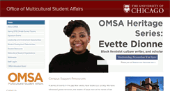 Desktop Screenshot of omsa.uchicago.edu