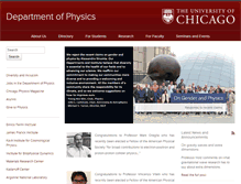 Tablet Screenshot of physics.uchicago.edu