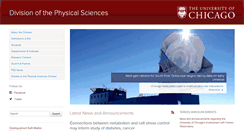 Desktop Screenshot of physical-sciences.uchicago.edu