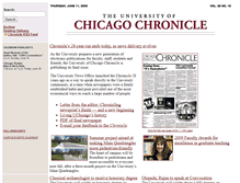 Tablet Screenshot of chronicle.uchicago.edu