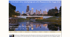 Desktop Screenshot of lhc-workshop.uchicago.edu