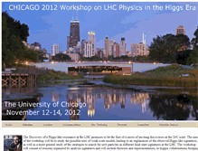 Tablet Screenshot of lhc-workshop.uchicago.edu