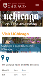 Mobile Screenshot of collegeadmissions.uchicago.edu