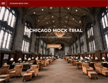 Tablet Screenshot of mock-trial.uchicago.edu