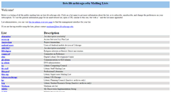 Desktop Screenshot of lists.lib.uchicago.edu
