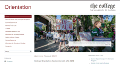 Desktop Screenshot of orientation.uchicago.edu