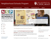 Tablet Screenshot of nsp.uchicago.edu