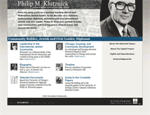 Tablet Screenshot of klutznick.lib.uchicago.edu