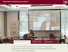 Tablet Screenshot of humanrights.uchicago.edu