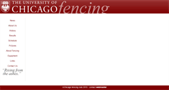 Desktop Screenshot of fencing-club.uchicago.edu
