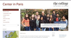 Desktop Screenshot of centerinparis.uchicago.edu