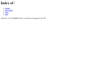 Tablet Screenshot of debian.uchicago.edu