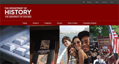 Desktop Screenshot of history.uchicago.edu