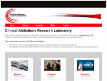 Tablet Screenshot of addiction.uchicago.edu