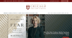 Desktop Screenshot of law.uchicago.edu