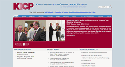 Desktop Screenshot of kicp.uchicago.edu