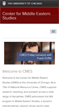 Mobile Screenshot of cmes.uchicago.edu