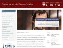 Tablet Screenshot of cmes.uchicago.edu