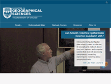 Tablet Screenshot of geography.uchicago.edu
