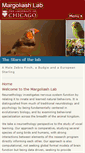 Mobile Screenshot of margoliashlab.uchicago.edu