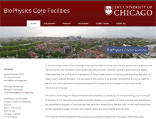 Tablet Screenshot of biophy.uchicago.edu