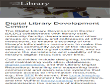 Tablet Screenshot of dldc.lib.uchicago.edu