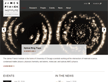 Tablet Screenshot of jfi.uchicago.edu