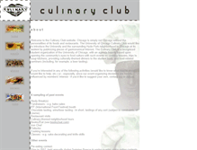 Tablet Screenshot of culinary.uchicago.edu