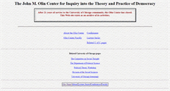 Desktop Screenshot of olincenter.uchicago.edu
