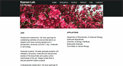 Desktop Screenshot of keenanlab.bsd.uchicago.edu