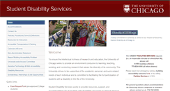 Desktop Screenshot of disabilities.uchicago.edu
