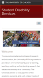 Mobile Screenshot of disabilities.uchicago.edu