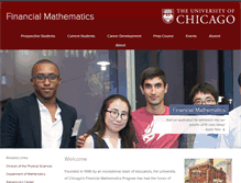 Tablet Screenshot of finmath.uchicago.edu