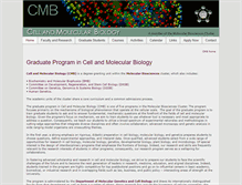Tablet Screenshot of cellmolbio.bsd.uchicago.edu