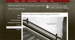 Desktop Screenshot of english.uchicago.edu