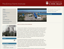 Tablet Screenshot of efi.uchicago.edu