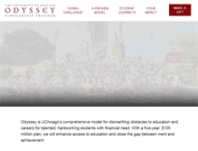 Tablet Screenshot of odyssey.uchicago.edu