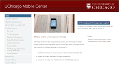 Desktop Screenshot of mobile.uchicago.edu