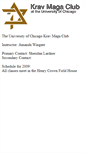 Mobile Screenshot of kravmaga.uchicago.edu