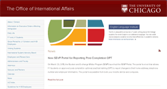 Desktop Screenshot of internationalaffairs.uchicago.edu