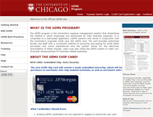 Tablet Screenshot of gems.uchicago.edu