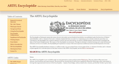 Desktop Screenshot of encyclopedie.uchicago.edu
