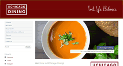 Desktop Screenshot of dining.uchicago.edu