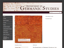 Tablet Screenshot of german.uchicago.edu