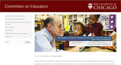 Desktop Screenshot of coe.uchicago.edu