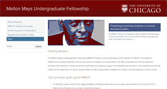 Desktop Screenshot of mellonmays.uchicago.edu