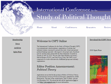 Tablet Screenshot of icspt.uchicago.edu